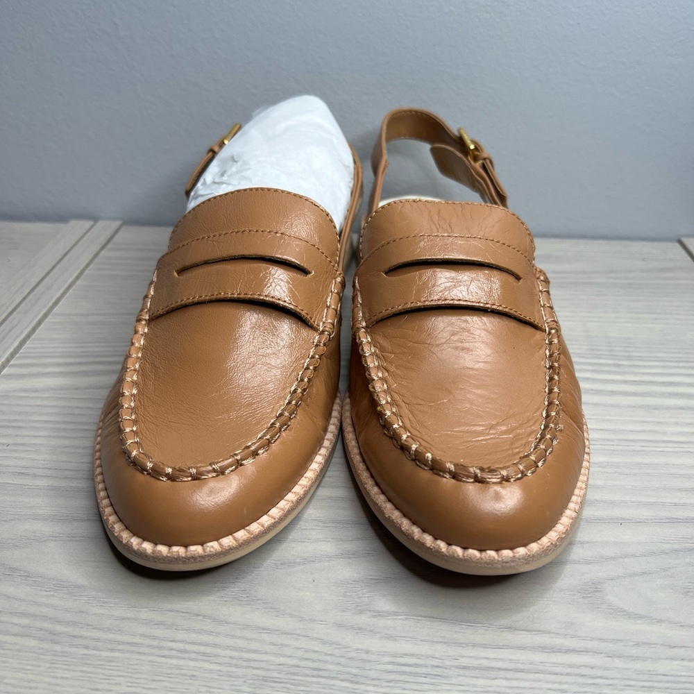 Dolce Vita Slingback Loafers - Hardi - Size 11 - Tan - NIB